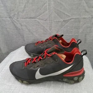 Nike Mens React Element 55 CJ1496-991 Black Running Shoes Sneakers Size 12.5