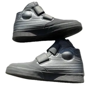 Nike Men’s Size 8.5 Fly Stepper 2K3 Gray-Silver High Top Shoes Strap Lace