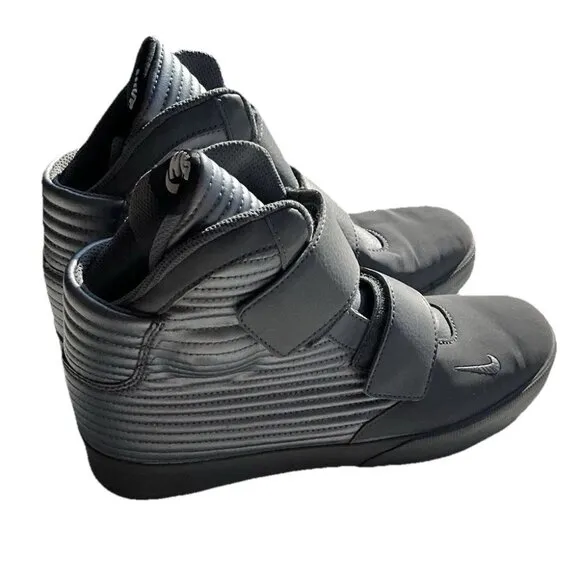 Nike Men’s Size 8.5 Fly Stepper 2K3 Gray-Silver High Top Shoes Strap Lace