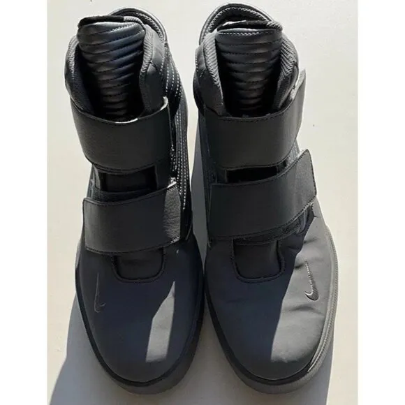 Nike Men’s Size 8.5 Fly Stepper 2K3 Gray-Silver High Top Shoes Strap Lace