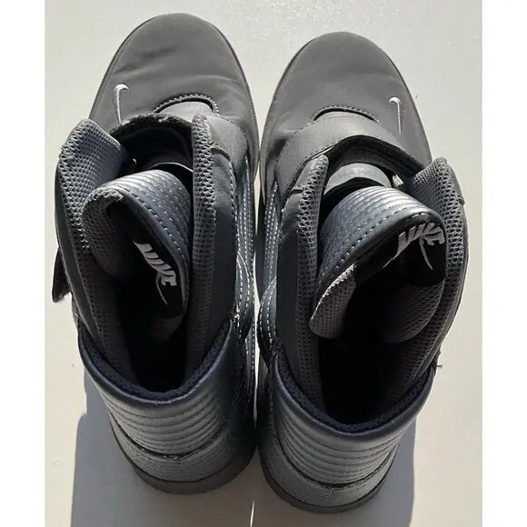 Nike Men’s Size 8.5 Fly Stepper 2K3 Gray-Silver High Top Shoes Strap Lace