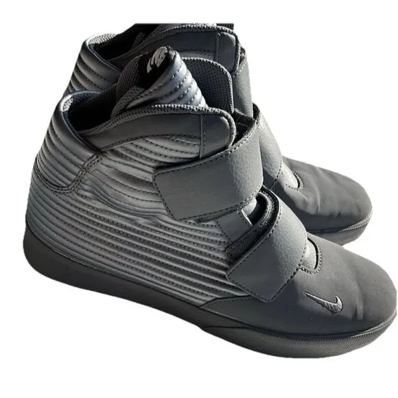 Nike Men’s Size 8.5 Fly Stepper 2K3 Gray-Silver High Top Shoes Strap Lace