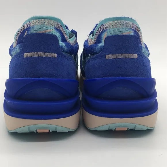 Nike Mens Waffle One By You Blue White DJ0966-991 Running Shoes Size 9.5 USED