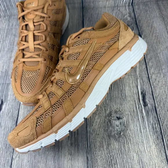 Nike P-6000 SE Wheat Flax/Metallic Gold/Sail Mens sizes HF0015-201