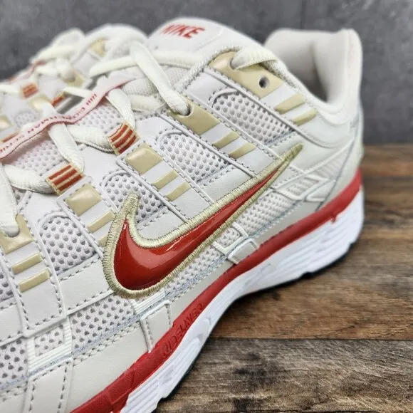 Nike P-6000 Size 11.5 Mens Phantom Dragon Red White Black Casual Shoes Sneakers