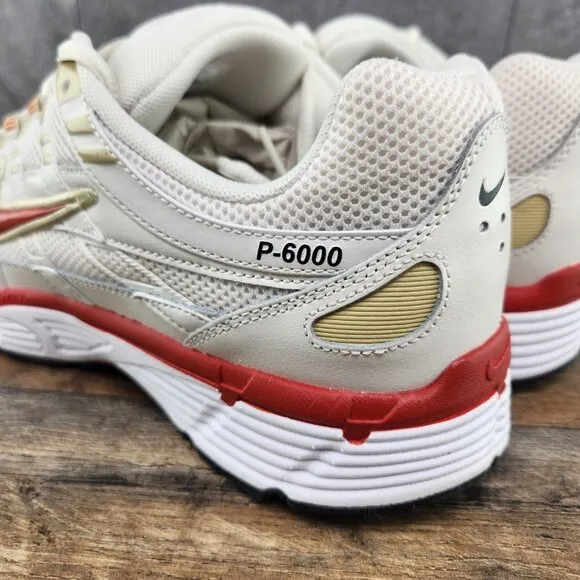 Nike P-6000 Size 11.5 Mens Phantom Dragon Red White Black Casual Shoes Sneakers