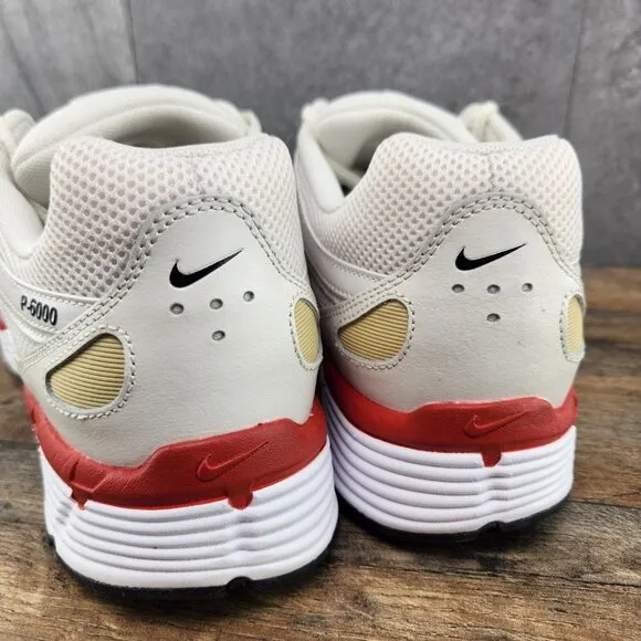 Nike P-6000 Sz 13 Mens Phantom Dragon Red White Black Casual Shoes Sneakers