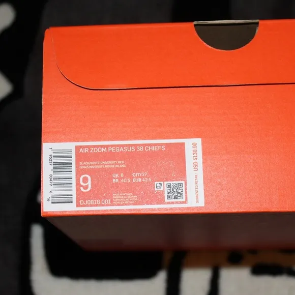 Nike Pegasus 38 (NFL Kansas City Chiefs) Men's Running Shoes