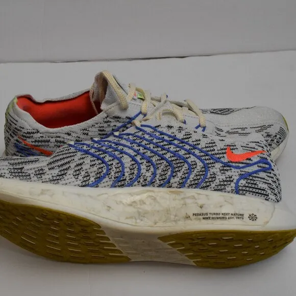 Nike Pegasus Turbo Next Nature Men's Athletic Running Shoes Pure Platinum - 10.5