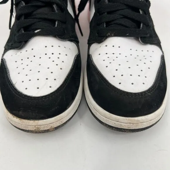Nike Pink and Black Air Jordan Sneakers | Size 7Y