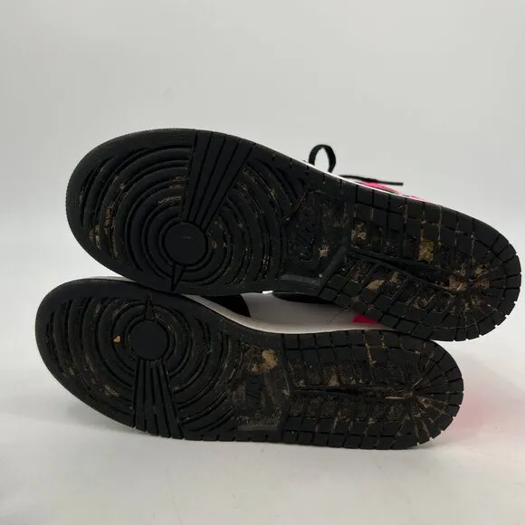 Nike Pink and Black Air Jordan Sneakers | Size 7Y