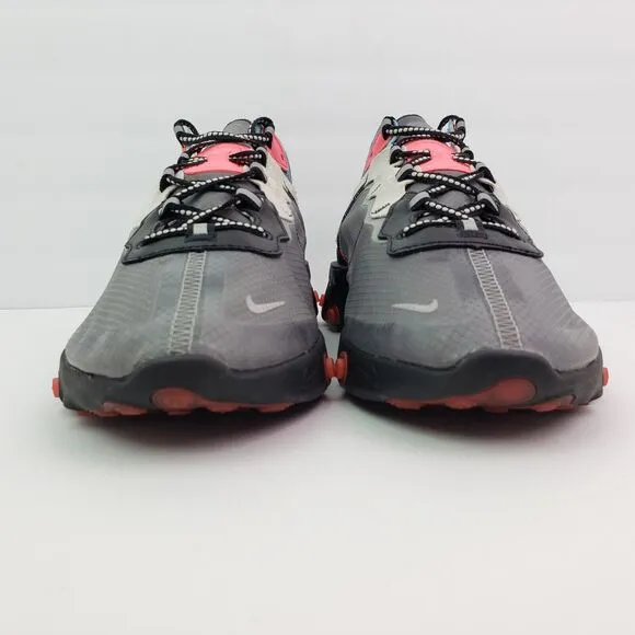 Nike React Element 87 Mens Size 11 Black Cool Gray Blue Running Sneaker Shoes