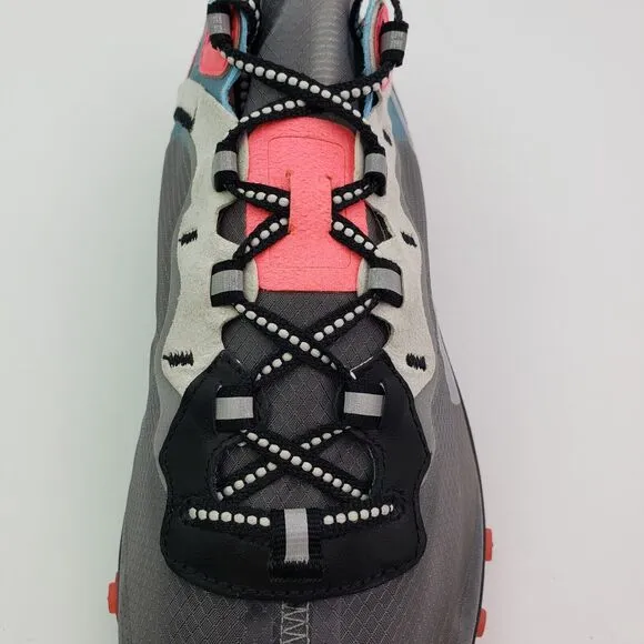 Nike React Element 87 Mens Size 11 Black Cool Gray Blue Running Sneaker Shoes