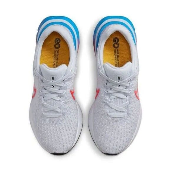 Nike React Infinity Run Flyknit 3 DV2178-001 Women 10.5 Gray Running Shoes HAM85
