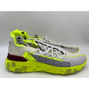 Nike React ISPA Sneakers Platinum Volt Running Shoes CT2692 002 Men's Size 10