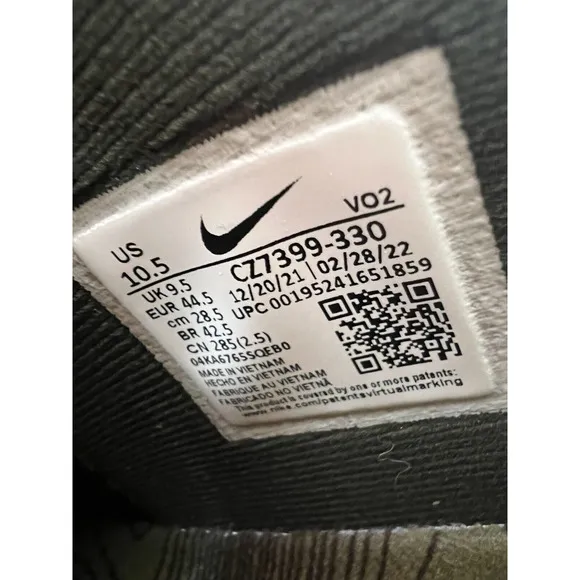 Nike React SFB Carbon Low Men’s Elite Outdoor Shoes CZ7399-330 Size 10.5 NEW
