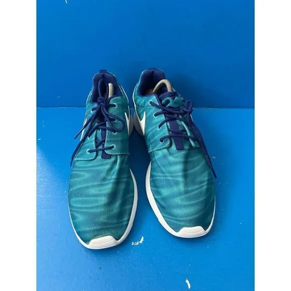 nike  roshe one print 599432-415  womens running shoes Sz 10