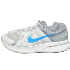 Nike RUN SWIFT v 2.0 White Blue Athletic Running Shoes Sneakers Men's Size 10.5