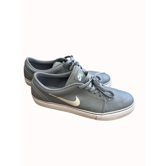 Nike SB Low Gray Leather mens skating sneakers shoes Size 13 SKU 6644