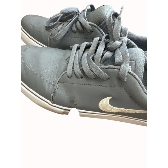 Nike SB Low Gray Leather mens skating sneakers shoes Size 13 SKU 6644