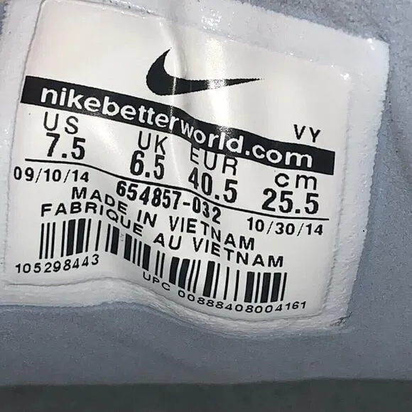 Nike SB Lunar Stefan Janoski Mens Size 7.5 Sneakers Suede Shoes 654857-032