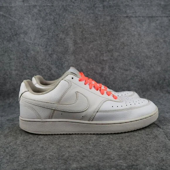 Nike Shoes Mens 9.5 Sneakers Casual Court Vision Low Trainers Lifestyle White