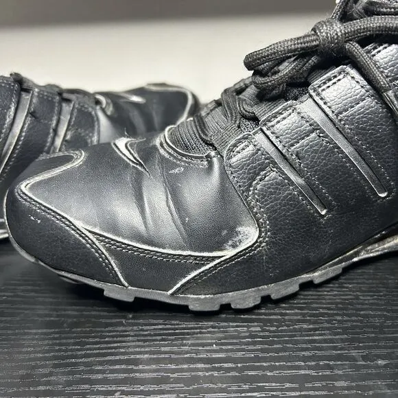 Nike Shox NZ Triple Black Men’s Running Shoes Leather 501524-091 Size 13
