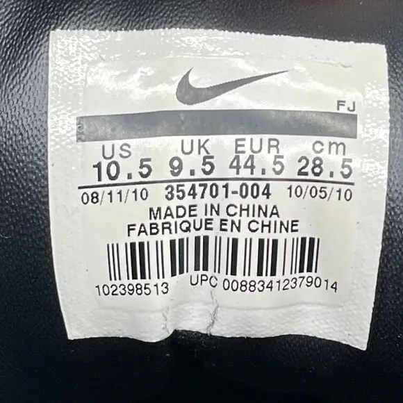 Nike Sweet Classic High Shoes Mens Size 10.5 Black Casual Basketball Sneakers