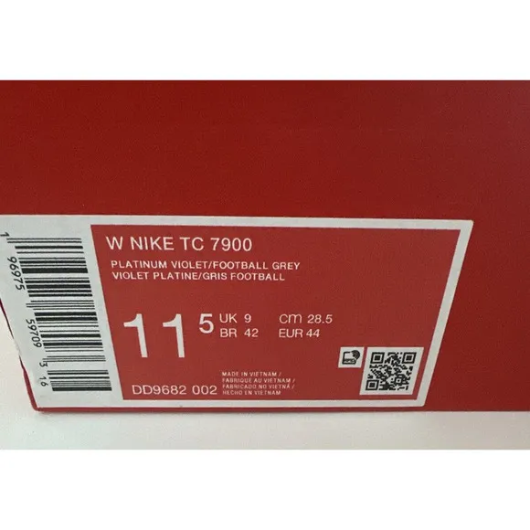 Nike TC 7900 Platinum Violet /Slate Women's Size 11.5 Casual Shoes DD9682002 New