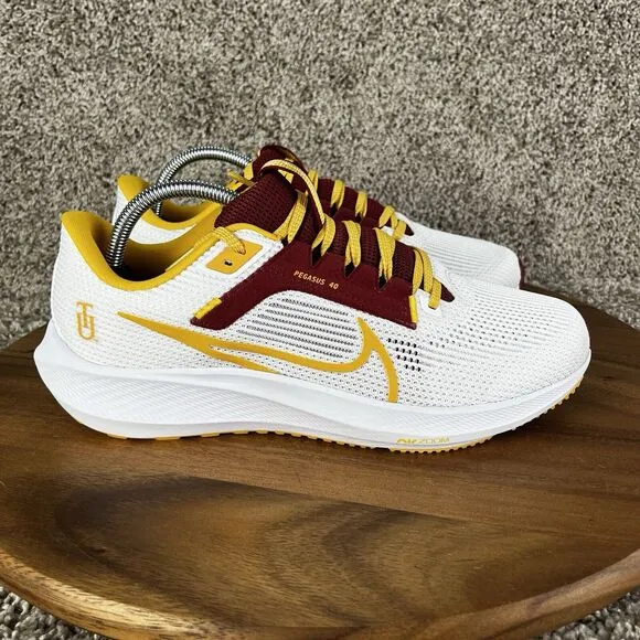 Nike Tuskegee Institute Pegasus 40 Men’s 9 Running Shoes Sneakers DZ6004-100