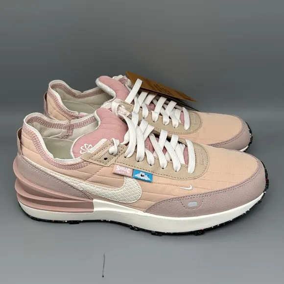 Nike Waffle One Next Nature Pink Running Shoes DO4661-211 Women's Sz 8.5 NEW!