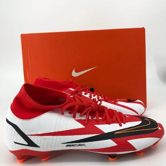 Nike White &amp; Red Athletic Cleats | New With Tags