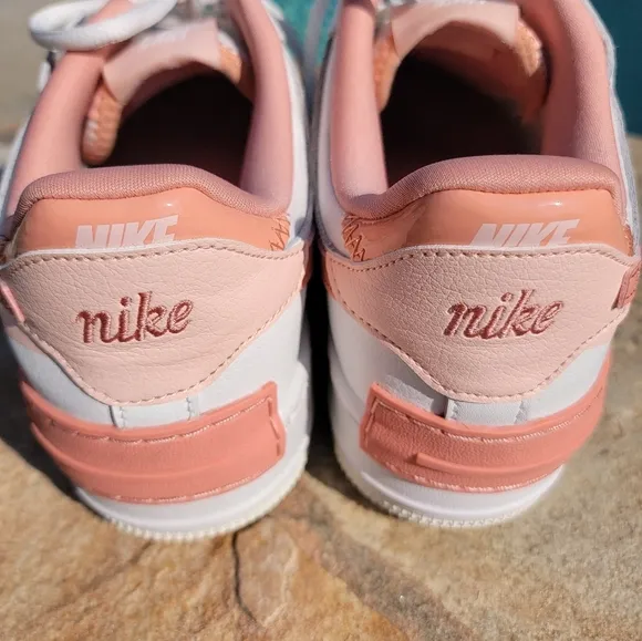 Nike Womens Air Force 1 Shadow In Washed Coral Size 8