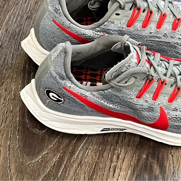 Nike Women’s‎ Gray/Red Georgia Bulldogs Air Zoom Pegasus 36 Running Shoes Sz 8.5