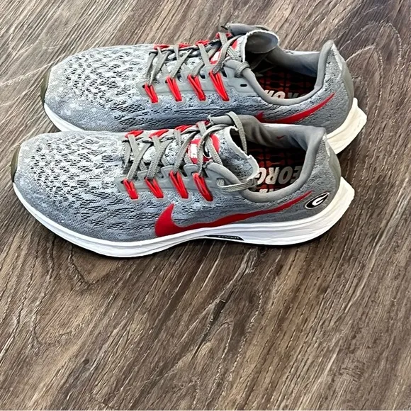 Nike Women’s‎ Gray/Red Georgia Bulldogs Air Zoom Pegasus 36 Running Shoes Sz 8.5