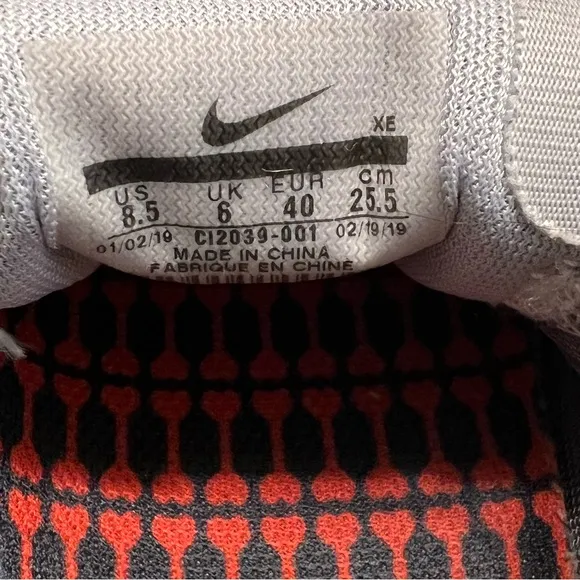 Nike Women’s‎ Gray/Red Georgia Bulldogs Air Zoom Pegasus 36 Running Shoes Sz 8.5