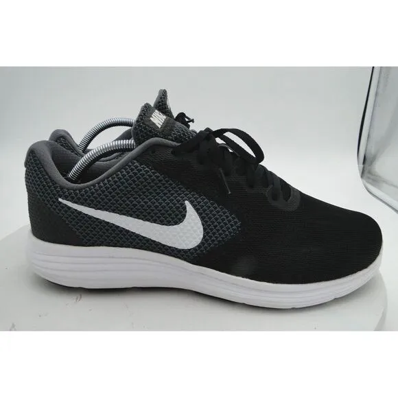 Nike Womens Revolution 3 819302-001 Black Running Shoes Sneakers Size 11W
