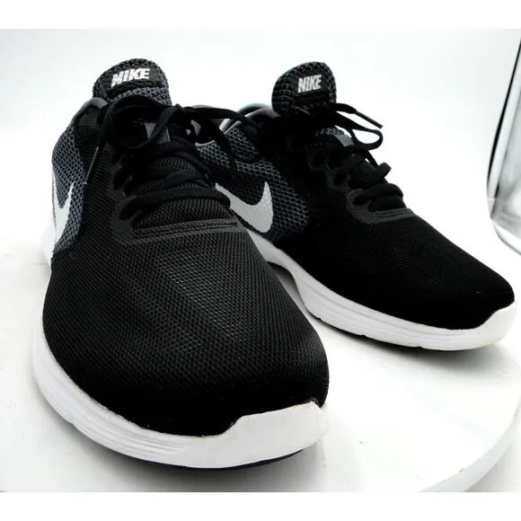 Nike Womens Revolution 3 819302-001 Black Running Shoes Sneakers Size 11W