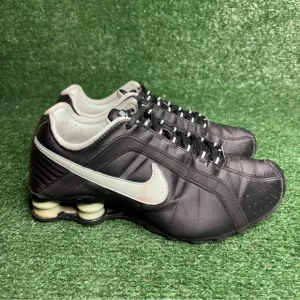 Nike Women's Shox Junior Running  Shoes Sneakers Black / Teal Tint Size 7.5