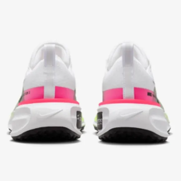 Nike | Women's ‘White Volt Hyper Pink’ ZoomX Invincible Run Flyknit3 sneaker 8.5