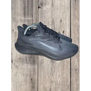 Nike Women's Zoom Winflo 7 Black/Black Anthracite Running Shoes Size 10 EUC