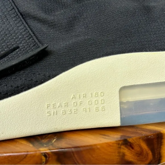 Nike X Air Fear of God Mocassin Men's Black Size 10.5