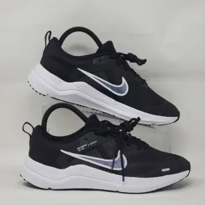 Nike Youth Size 6Y Downshifter 12 Running Shoes DM4194-003 Black White New