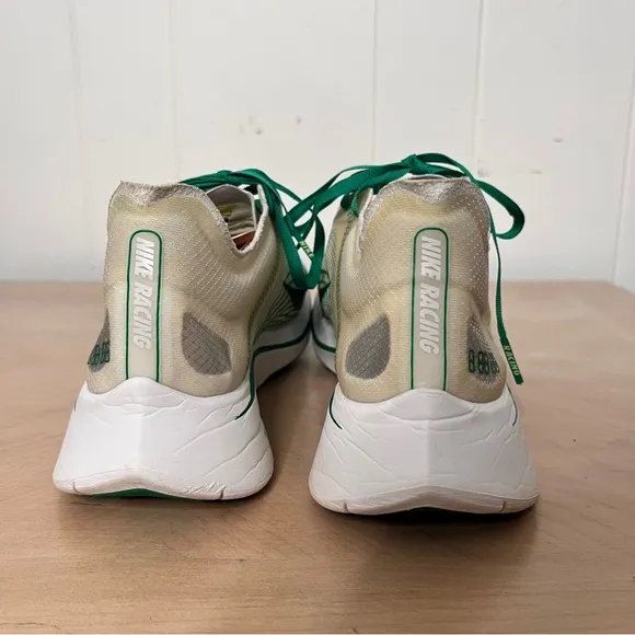 Nike Zoom Fly Celebrate the Chase Running Shoes White Green men's 10.5