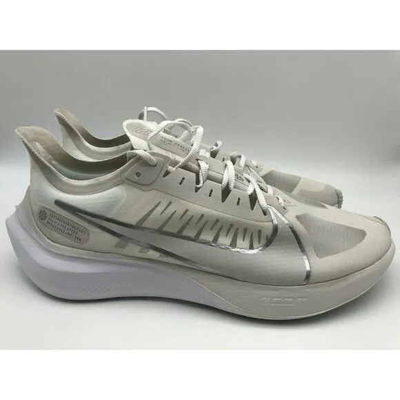 Nike Zoom Gravity Platinum Tint BQ3202-008 Men Athletic Running Shoes Size 10.5
