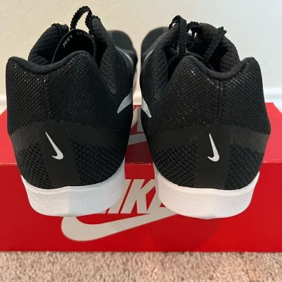 Nike Zoom Rival Black White Running Cleats Shoes