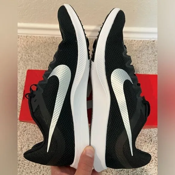 Nike Zoom Rival Black White Running Cleats Shoes