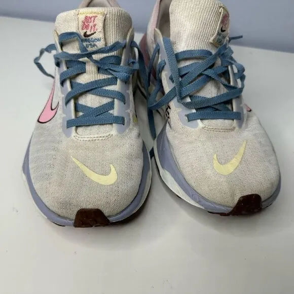 Nike ZoomX Invincible Run 3 FK Running Shoes White Blue Pink Women’s 9.5