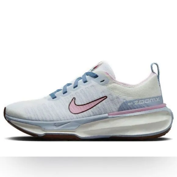 Nike ZoomX Invincible Run 3 FK Running Shoes White Blue Pink Women’s 9.5