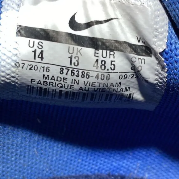 Nike Aptare Essential Dark Blue Running Training Shoes 876386-400 MENS SIZE 14